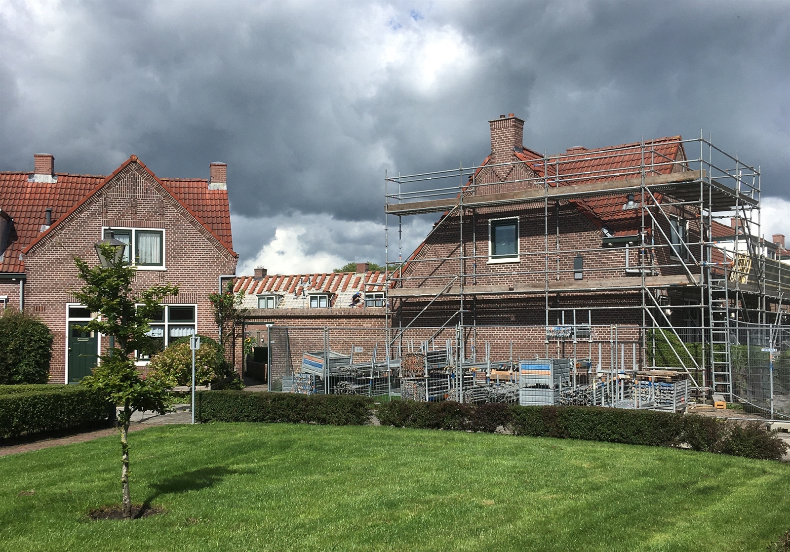Afbeelding Monumentale woningen Houtlaan en Beter Wonen in de steigers