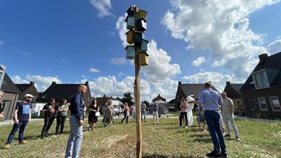 Afbeelding Feestelijke oplevering aan de Geelgorsstraat en Noorderdwarsvaart in Drachten