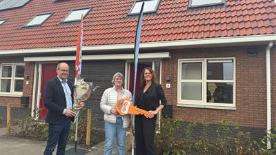 Afbeelding Zeventien sociale huurwoningen aan De Tuinen en Het Paradijske in Drachten klaar