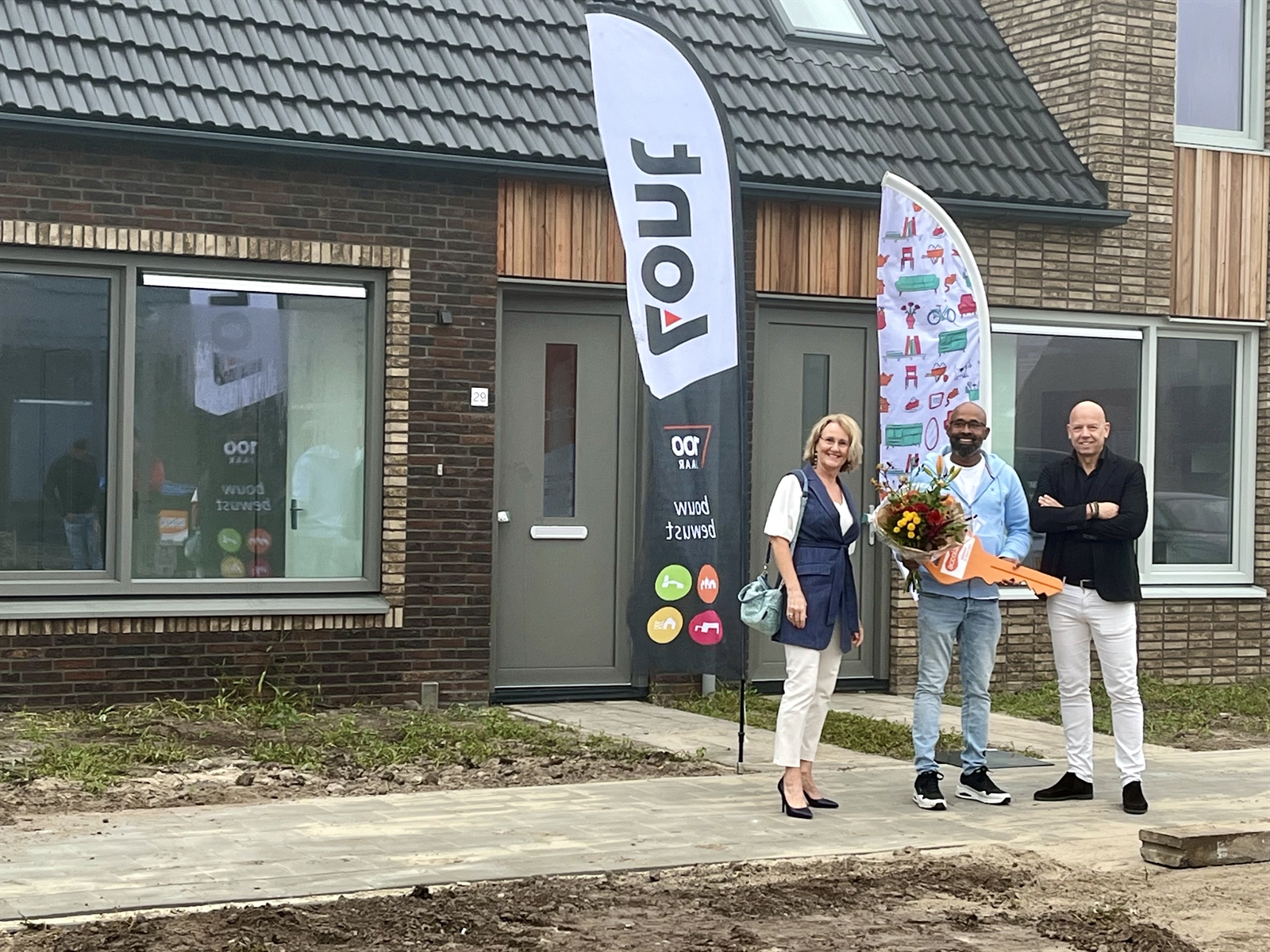 Afbeelding Twintig woningen opgeleverd aan de Boterbloem in Drachten